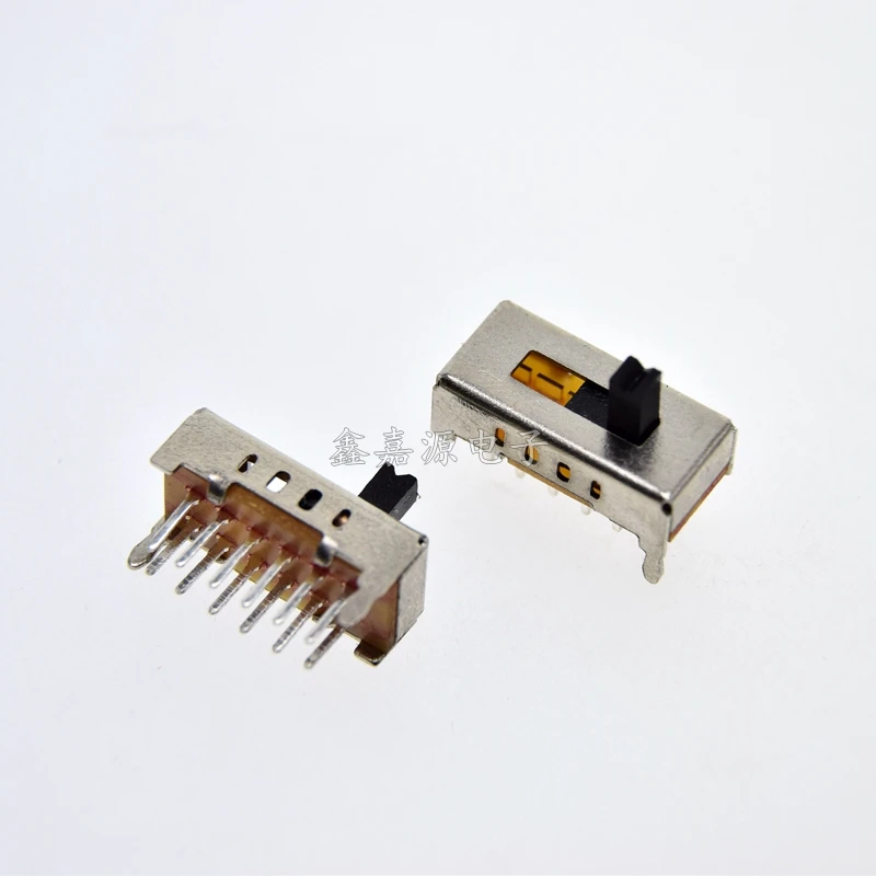 

10PCS SS-12D02-VG4 Clearance Sales 4-Pin Direct-Plug Dual-Position Slide Switch Single-Pole Double-Throw