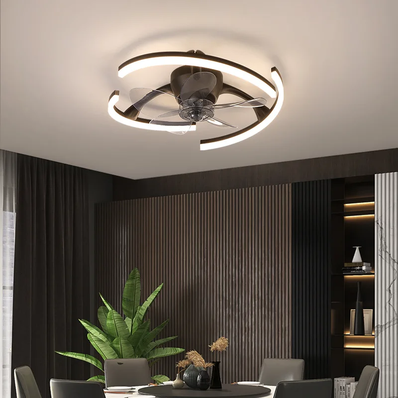 

Flush Mount Decorative Chandelier Fan Ceiling Fan Light 5 Blades Ceiling Fan With Light Home