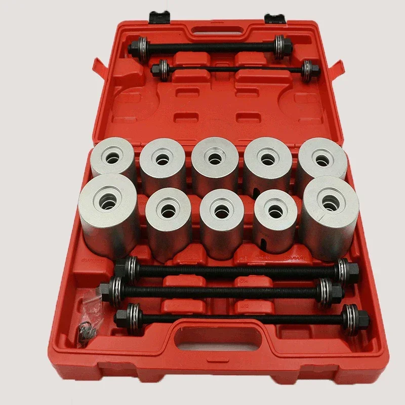 27-piece Set of Whole Car Series Car Iron Sleeve Disassembly Tool Screw Rod Type Rear Axle Bushing Disassembly Claw Installation