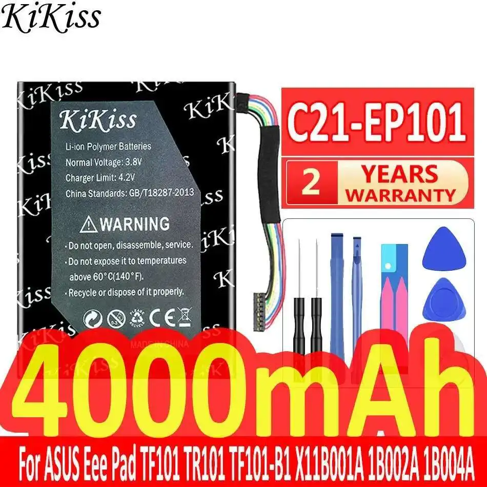 

Battery C21-EP101 4000Mah For Asus Eee Pad TF101 TR101 TF101-B1 X11B001A 1B002A 1B004A 1B006A 1B011A 1B012A 1B017 1B023A EP101