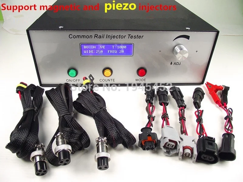110V Ons Common Rail Injector Tester Kit,CRI200 Ondersteuning Magnetische En Piezo Injector Test + SH60 Common Rail Nozzle Injector Tester