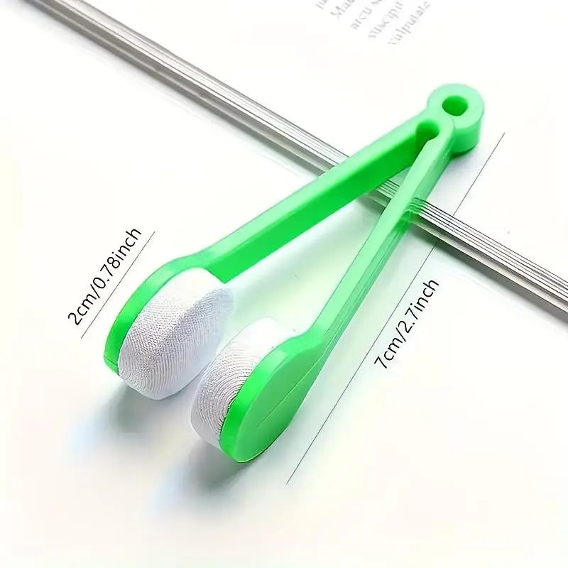 6pcs random Soft Microfiber Eyeglass Brush Set – Gentle Scratch-Free, Portable with Keychain Hole