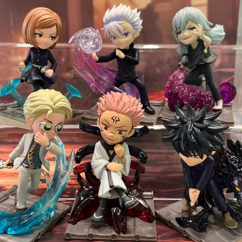 Anime Mighty Jaxx Kwistal Jujutsu Kaisen Battle Ready Series Itadori Yuji Kugisaki Nobara Fushiguro Megumi Nanami Kento Figures