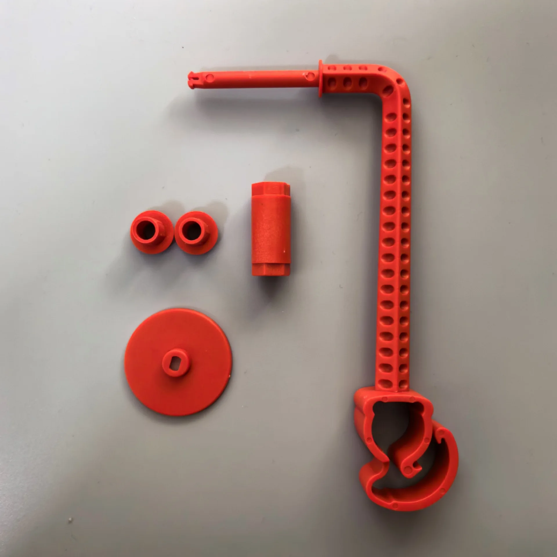 

2 Sets Bicycle Windmill Pole Diy Accessories Toddler Electric Bike Part Handlebar Hardware Red Children