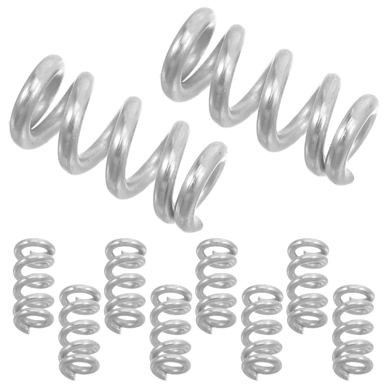 10Pcs Stainless Steel Mini Compression Springs Small Springs Replacement for Ballpoint Pen Mechanical Craft Projects