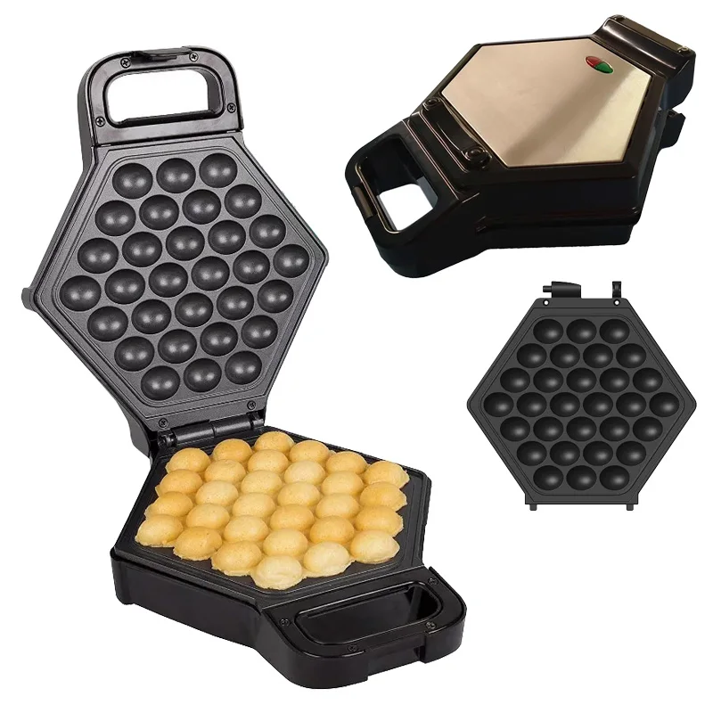 

Egg Puff Bubble Waffle Maker Non-stick Electric Waffle Iron Machine