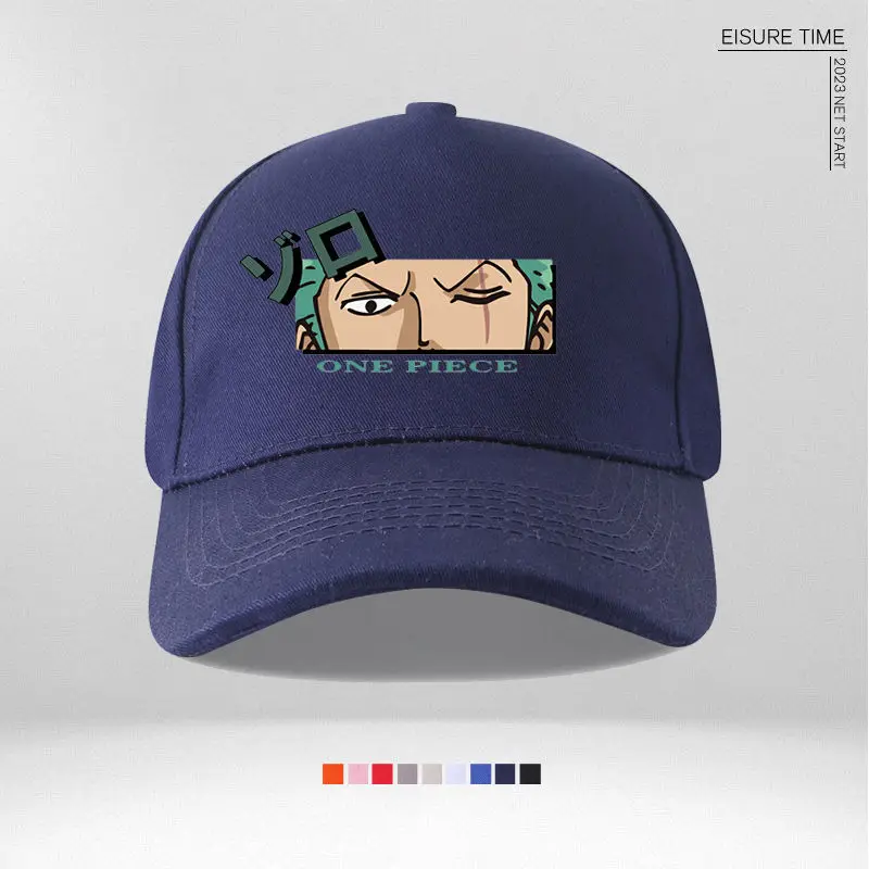 

One Piece Luffy Zoro Anime Baseball Cap Sun Hat for Men Women Cosplay Fashion