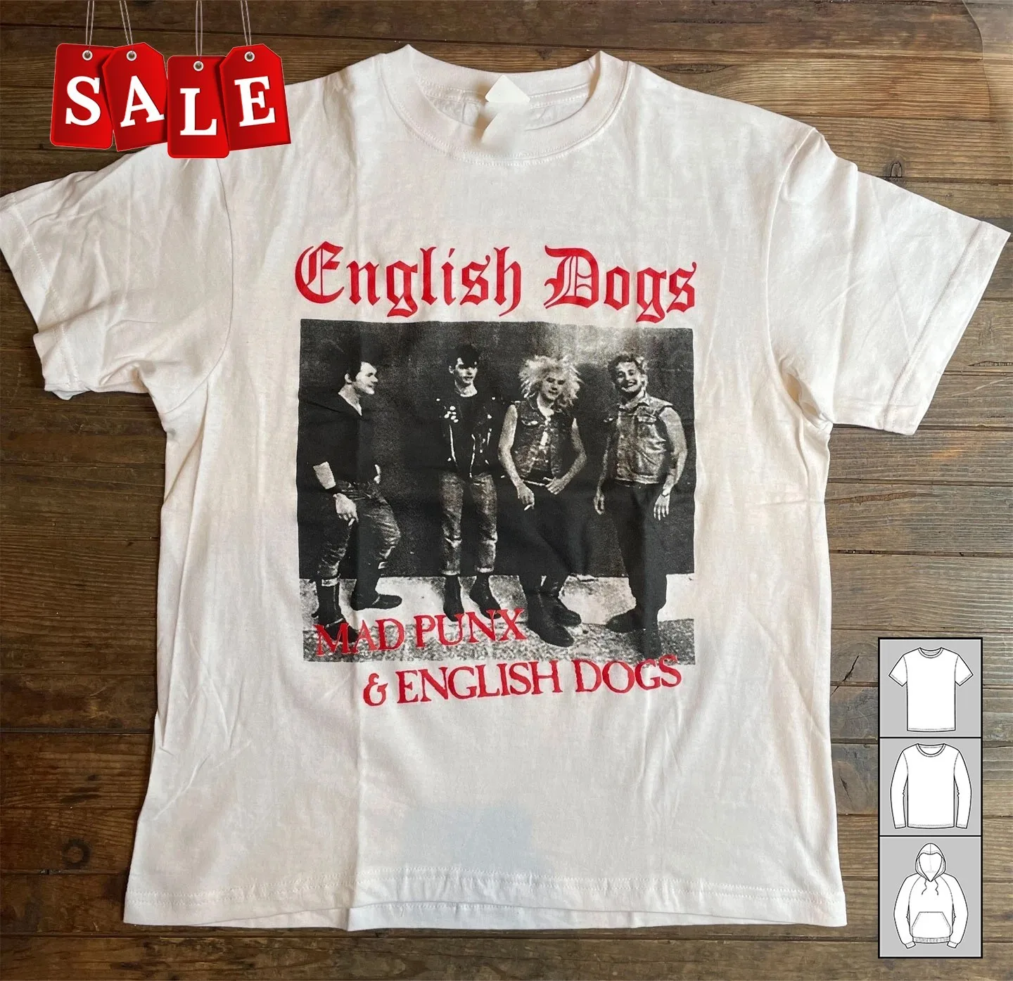 ENGLISH DOGS Mad Punx & English Dogs Gift For Fans Unisex S-5XL Shirt JM677