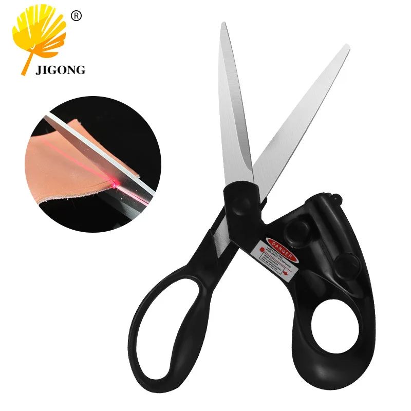 Multipurpose infrared laser scissors, laser ray positioning cutting, handmade neat cutting tailor scissors