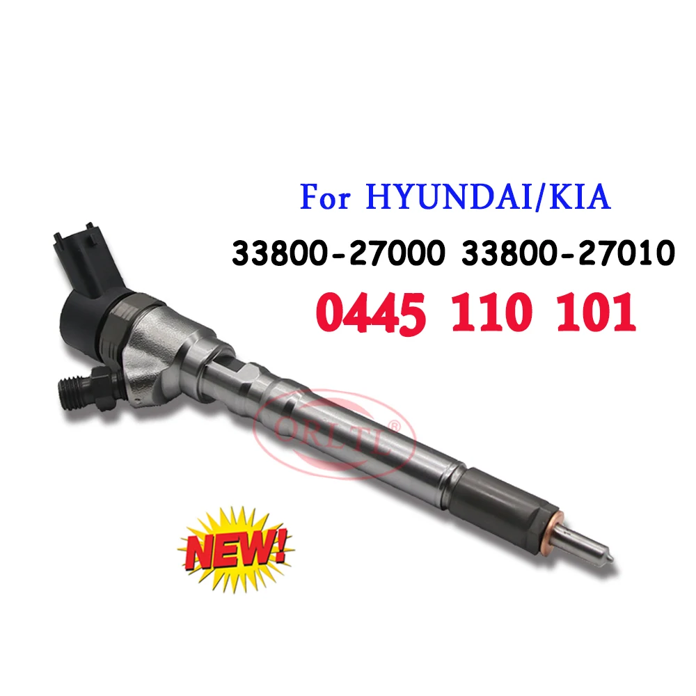 ORLTL 0445110064 Diesel Fuel Injector 0 445 110 101 ORLTL Nozzle 0 445 110 731 for BOSCH Hyundai Kia 33800-27000 33800-27010