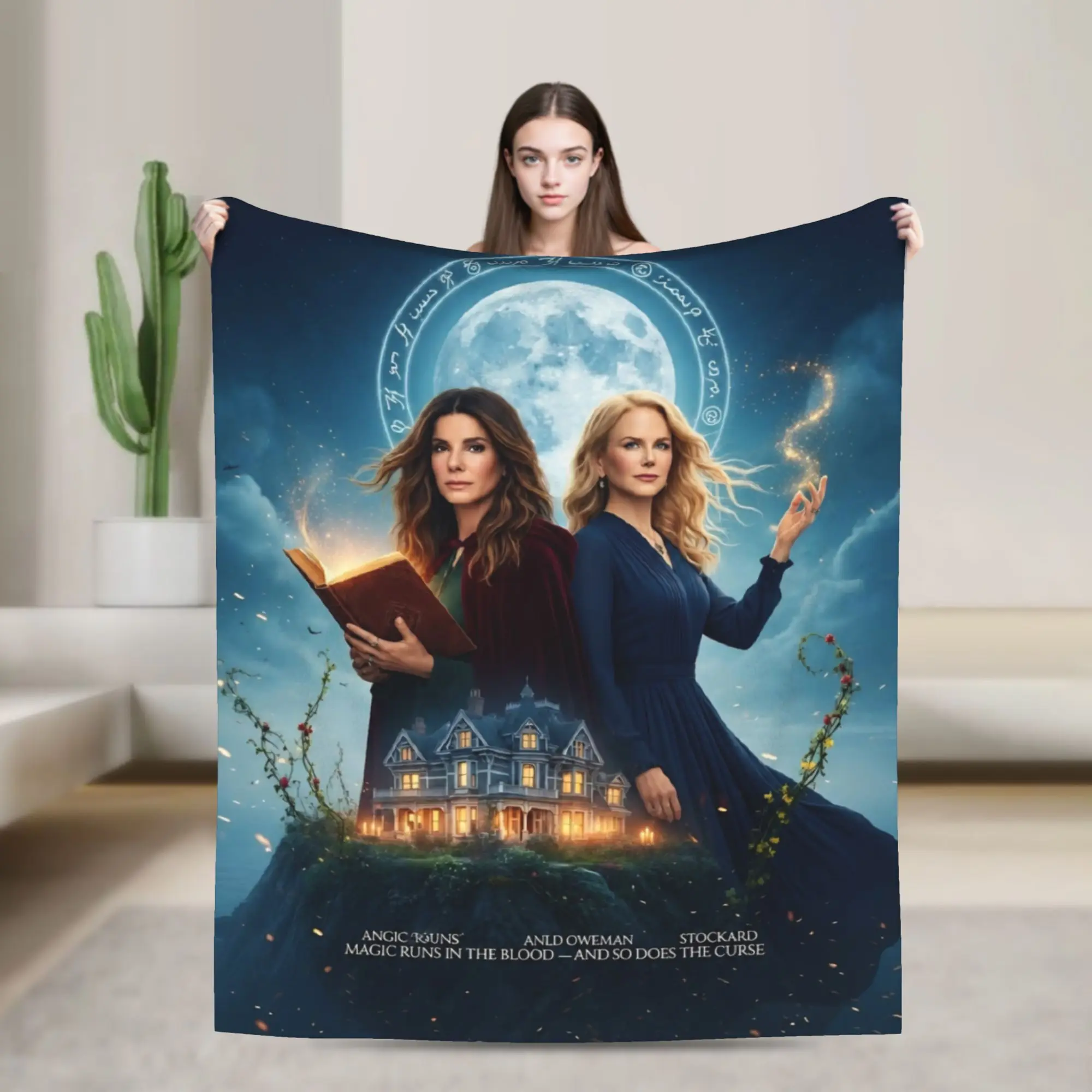 Practical Magic 2 Movie 2026 Throw Blanket for Couch  Soft Cozy Plush Blanket Multiple Sizes Bedspreads for All Seasons