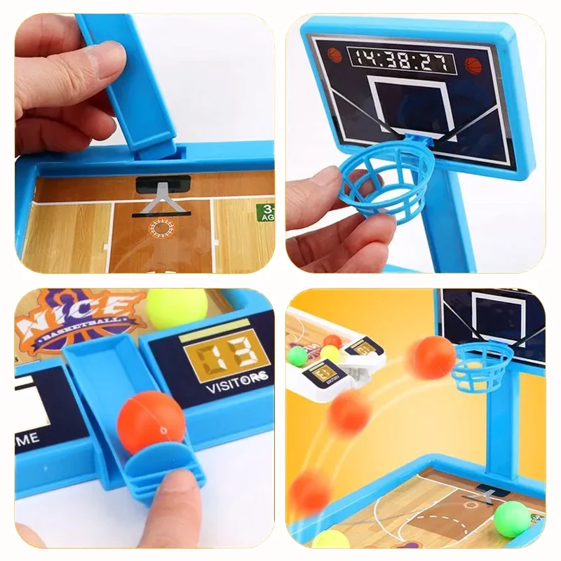 Mini Finger Shooting Basketball Machine Children's Table Shooting Machine Baby Desktop Fun Interactive Small Toy