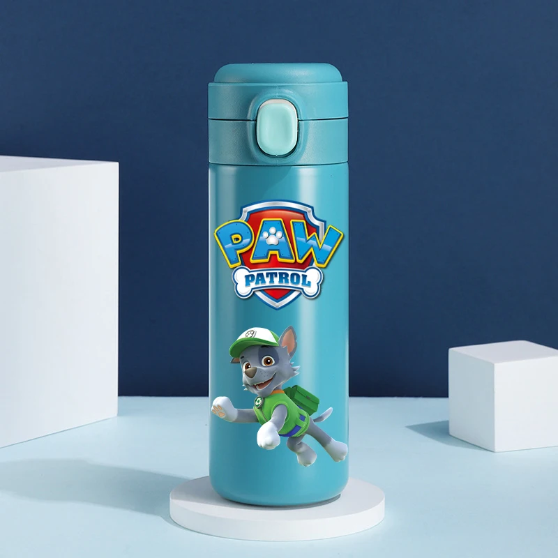 PAW Patrol 304 Aço Inoxidável Portátil Copo De Água, Anime Thermos Caneca, Kawaii Dos Desenhos Animados, Garrafa De Água De Viagem, Presentes Infantis, 420 ml