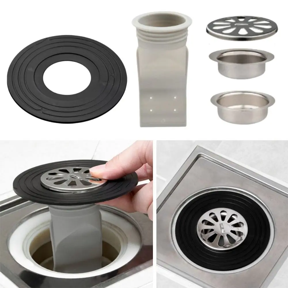 

New Creative Anti-odor Floor Drain Bathroom Kitchen Sink Strainer Shower Pipe Anti-Smell Sewer Anti Blocking Filter