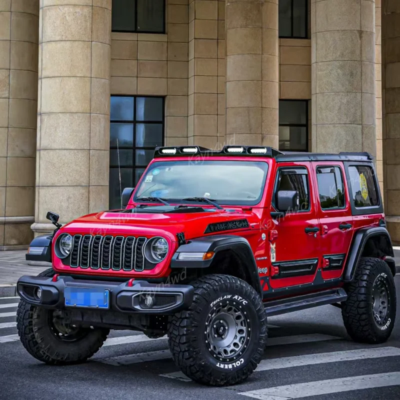 Off Road 4x4 Exterior Aceessories Roof Lights Top LED Light Bar Spotlights Fits For 2018-2025 Jeep Wrangler JL with 4 LED DRL - view 4