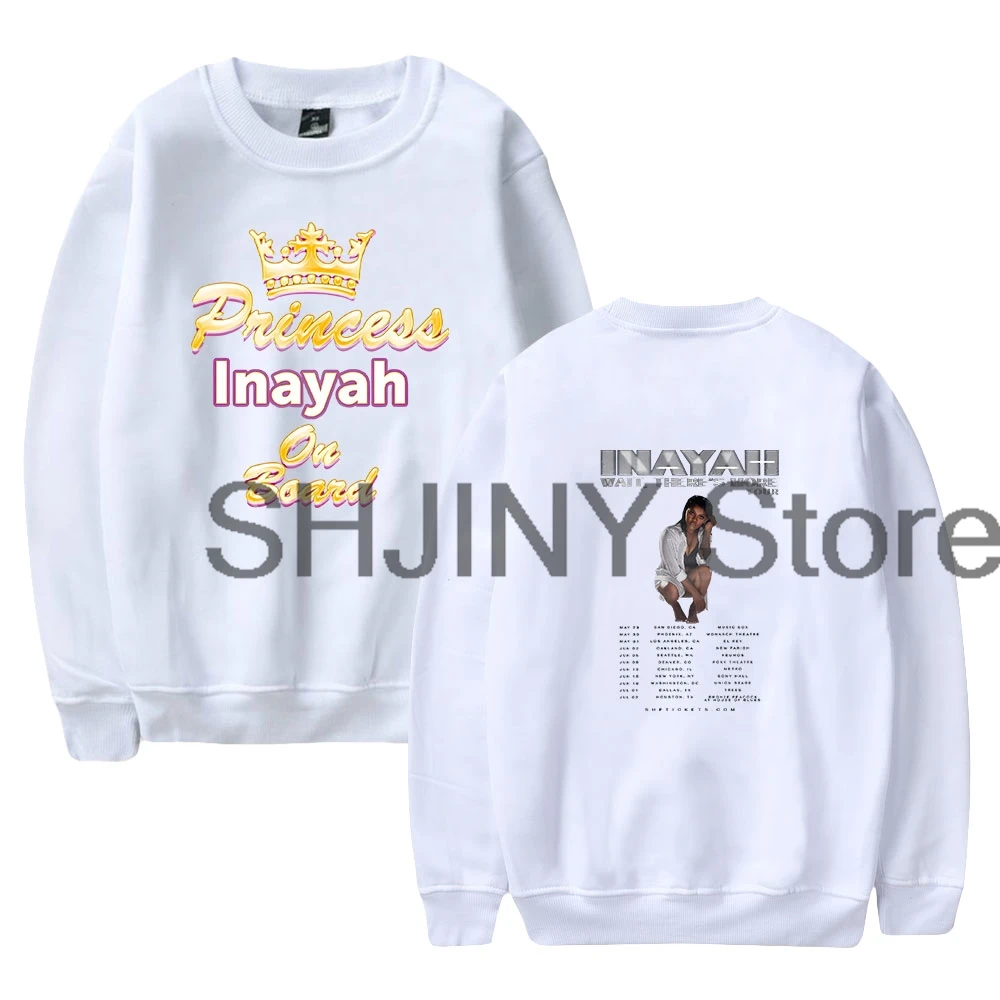 Inayah Tour 2024 Merch Unisex Crewneck Long Sleeve Streetwear Men Women Sweatshirt Fashion Clothes