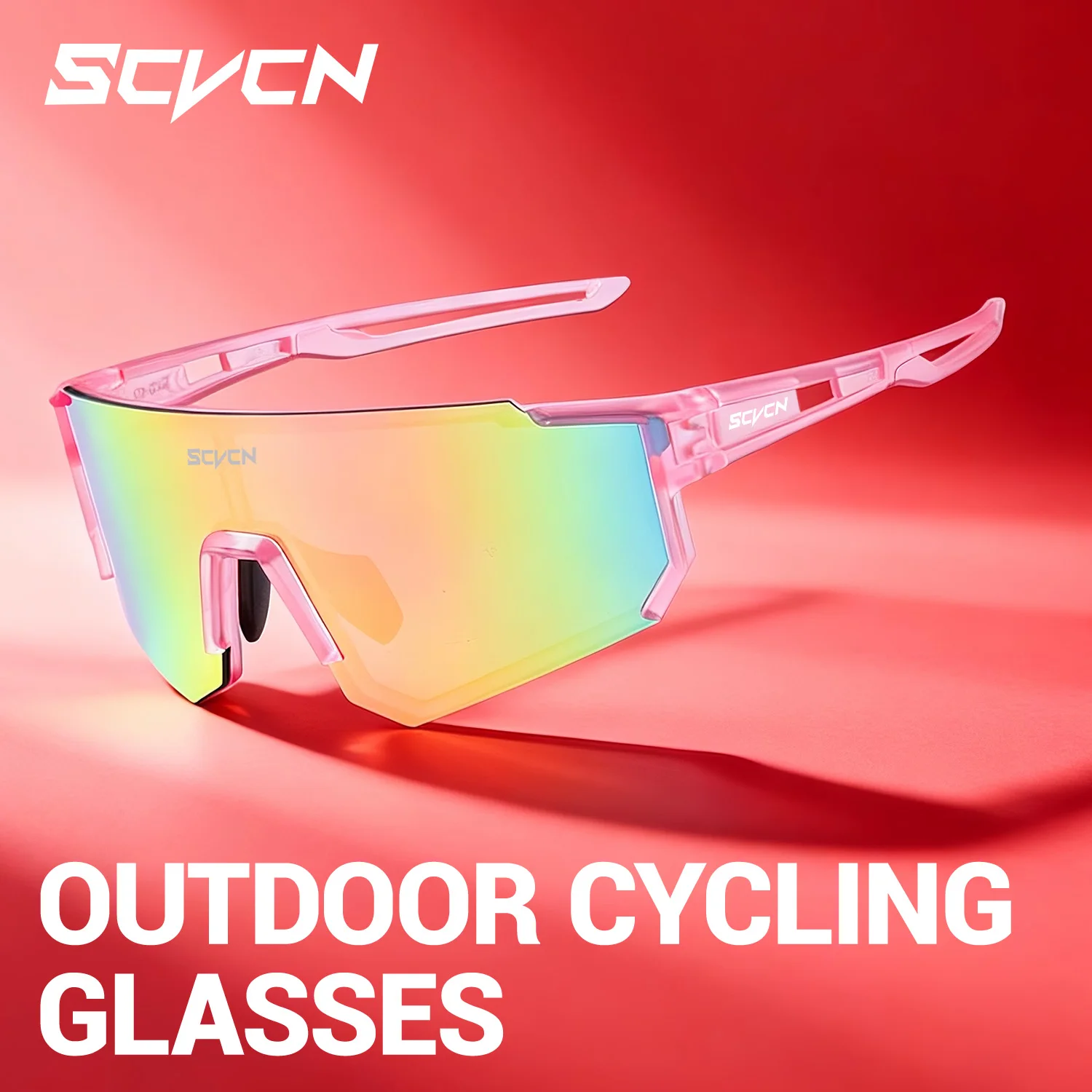 SCVCN HD UV400 Outdoor Casual Sports Hiking Sunglasses Cycling Stylish Glasses Running and Driving Sunglasses Windproof Glasses