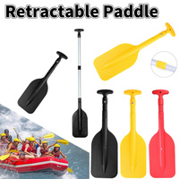 Retractable Paddle Aluminum Oar Portable Telescope Rafting Boating Accessories