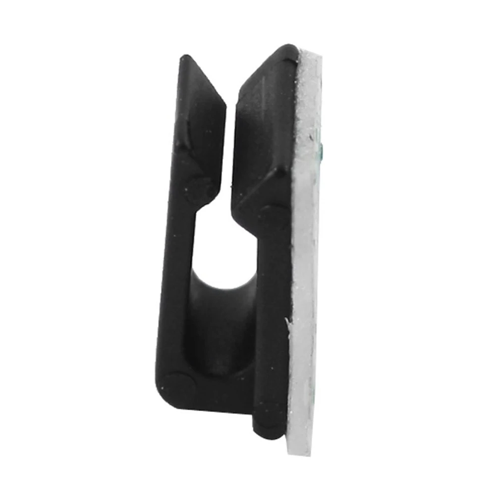 ABIT 100 Pcs Adhesive Wire Cord Cable Holder Tie Clip Organizer Drop Clamp