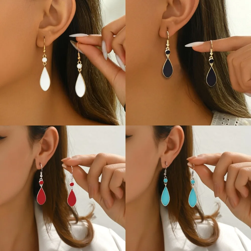 Retro Temperament Teardrop-shaped Dangle Earrings for Women Classic Simple  Party Daily Wear Earings Jewelry Accessories Gifts