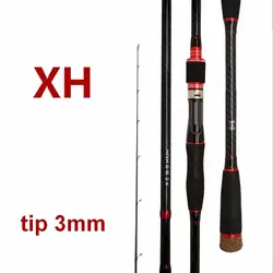 ZZ239 1.8m 1.98m 2.1m 2.28m 2.4m Bait Weight 18-70g Male Tip Dia 3mm Snakehead XH Spinning Fishing Rod Carbonfiber