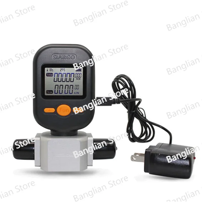 New Flow Meter Gas Air Oxygen Digital Display Nitrogen 0-200 L/Min  High Precision Protable Gas Flow Air Mass Meter