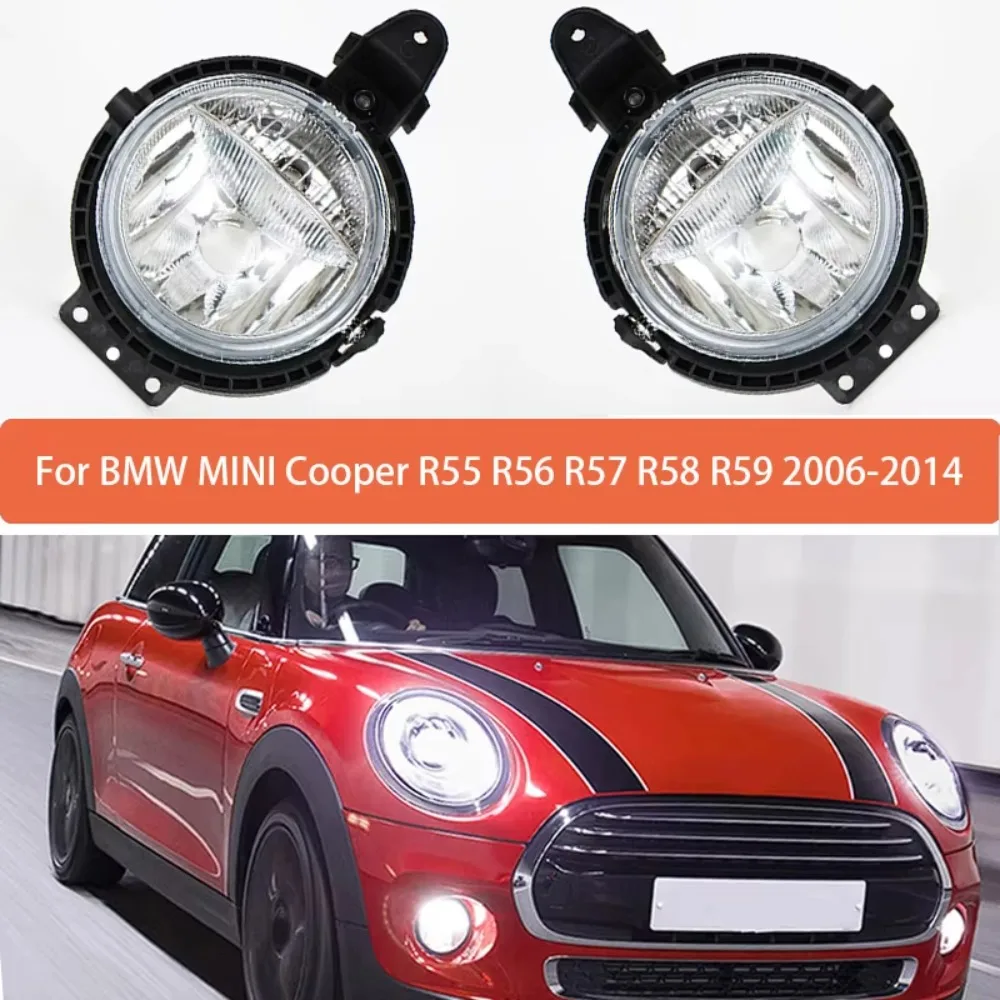 For 2007-2015 BMW Mini Cooper (R55 R56 R57 R58 R59) Front Fog Light Lamps (Without Bulb) 63172751295