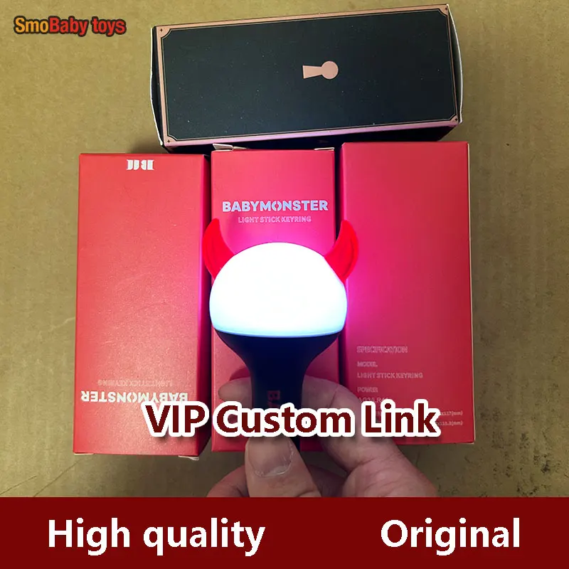 

Мини-лайтстики K-pop айдолов, VIP-брелоки с индивидуальным дизайном, светящиеся брелоки, подарки