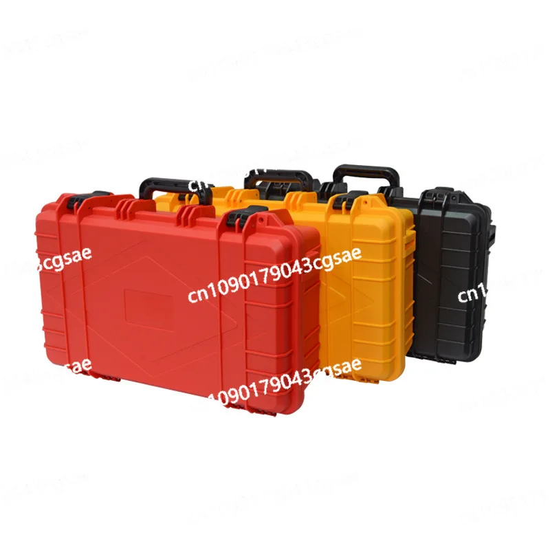 

Portable Toolbox Safety Equipment Instrument Tool Box ABS Plastic Impact Resistant Tool Case Outdoor Shockproof Storage W/ Foam