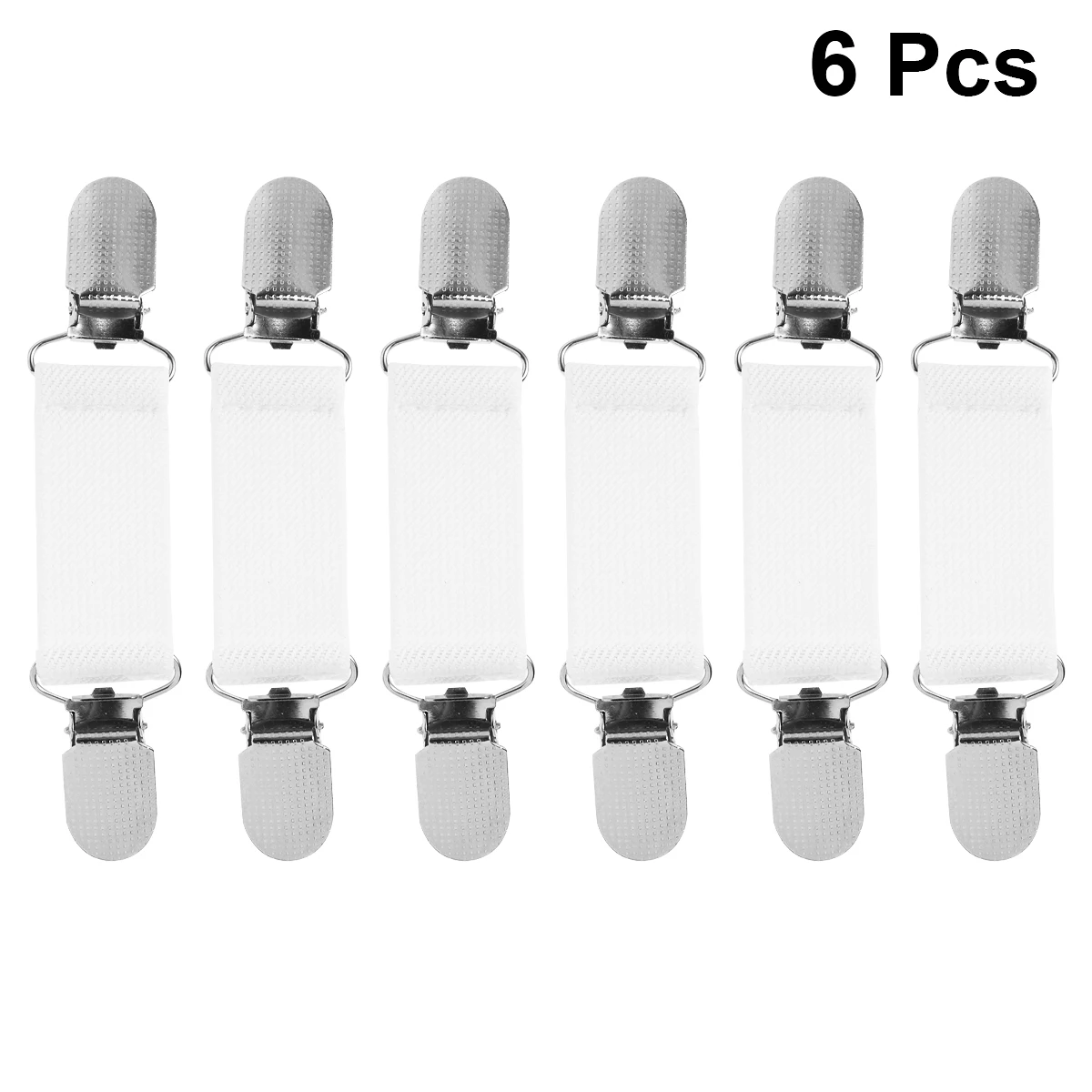

3 Pairs Fixed Buckle Bed Sheet Clips Cushion Gripper Sofa Non slip Fastener White Furniture Anti slip Sheet Holders Elastic