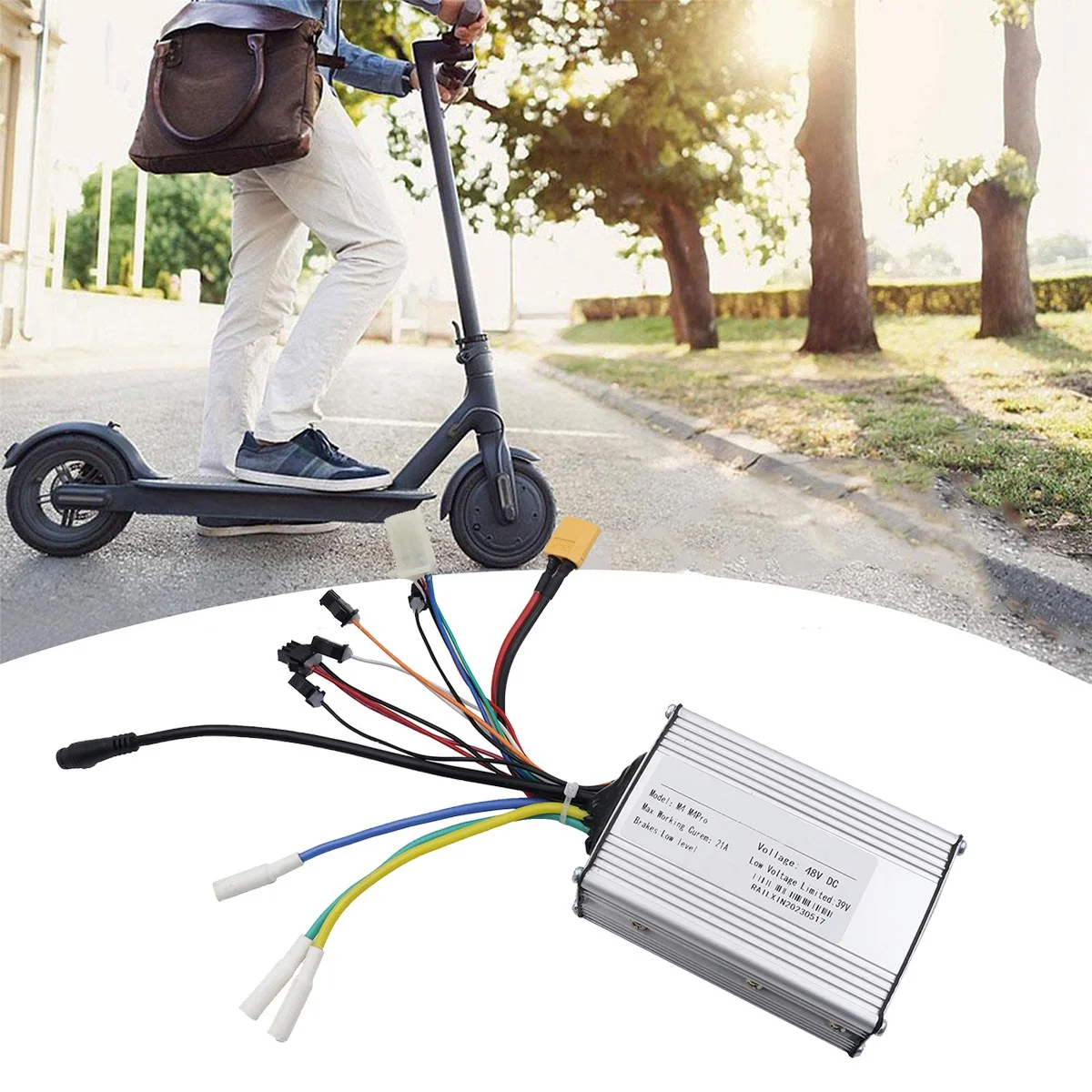 48V 21A Electric Scooter Brushless Controller+TF-100 6Pin LCD Meter for KUGOO Kukirin M4/M4 Pro Repair Parts