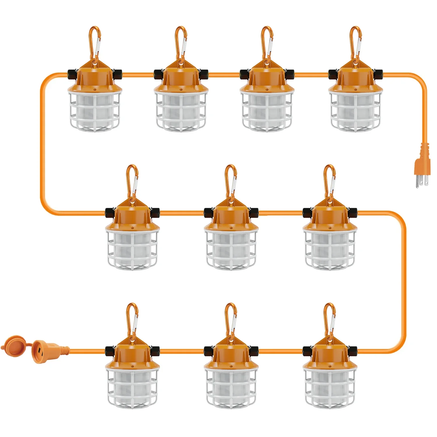 

Led Outdoor String Lights Industrial Site 100W Super Brightness for Outdoor Waterproof Christmas Camping and Picnic
