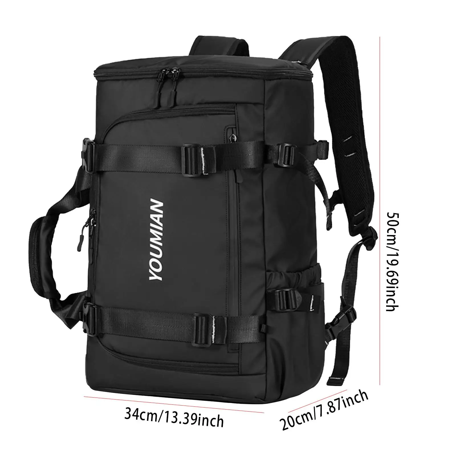 Mochila de esqui saco de bota de esqui resistente elegante multiuso saco de armazenamento mochila de bota de esqui para esqui ciclismo viagem montanhismo