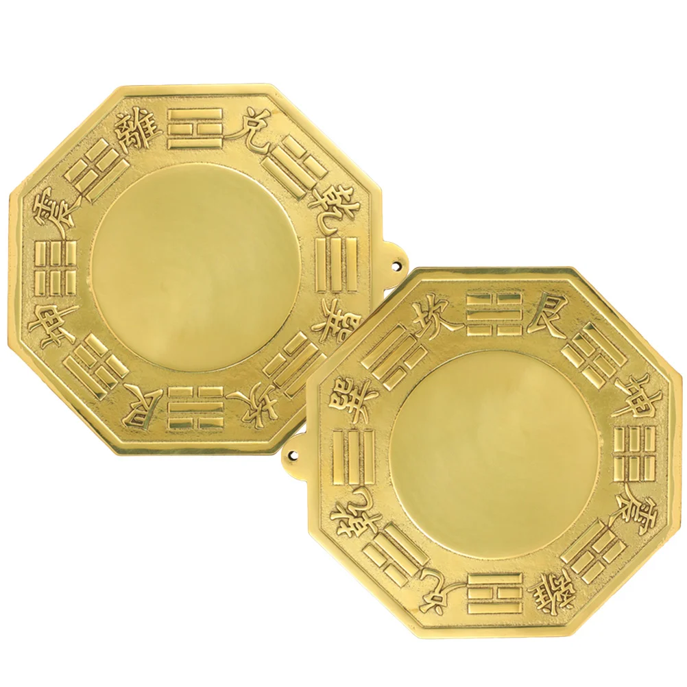 Pure Copper Bagua Mirror Housewarming Gift Exorcism Decor Wall Decoration Indoor Crafts Gifts