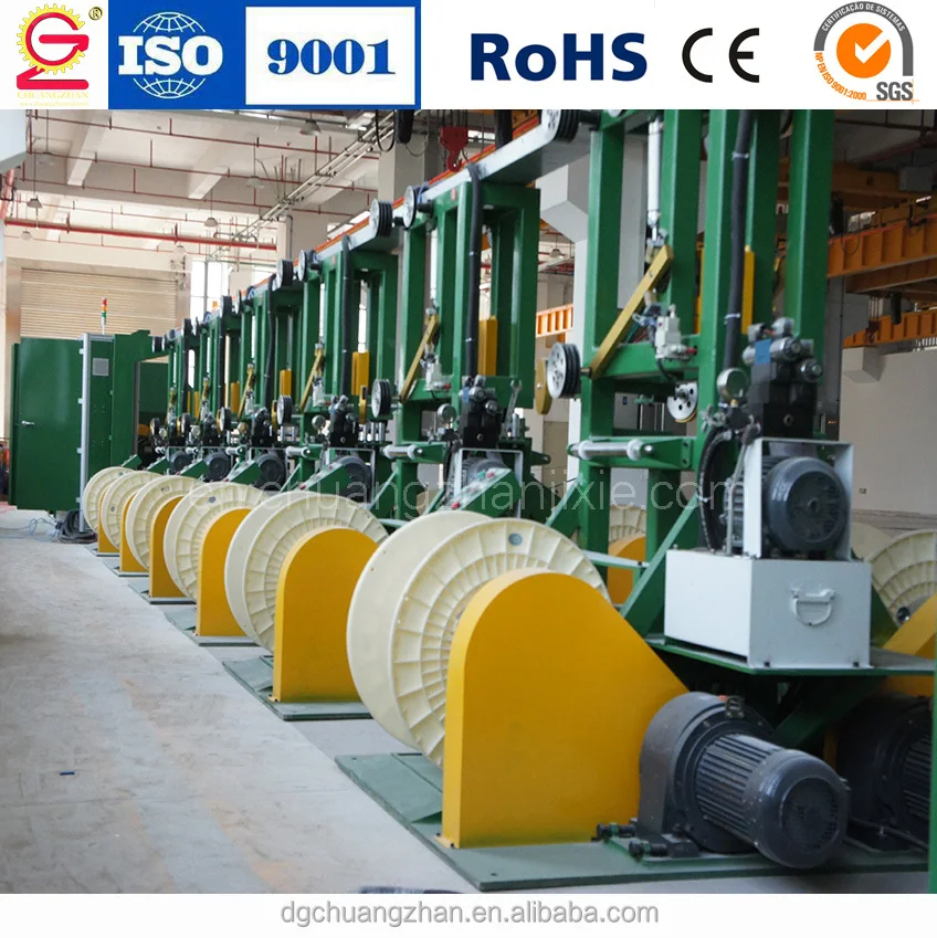 800mm Single Twist Machine Cable Strander Bunching Machine Cantilever Single Copper Wire Cable Twist Bunches Twisting Machine