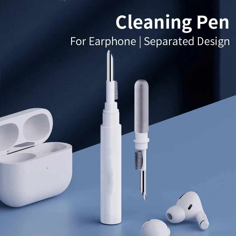 Earphones Cleaning Kit For Airpods Pro 1 2 3 Wireless Earphone Case Portable Cleaning Tools Bluetooth Earbuds Case Cleaning Pens