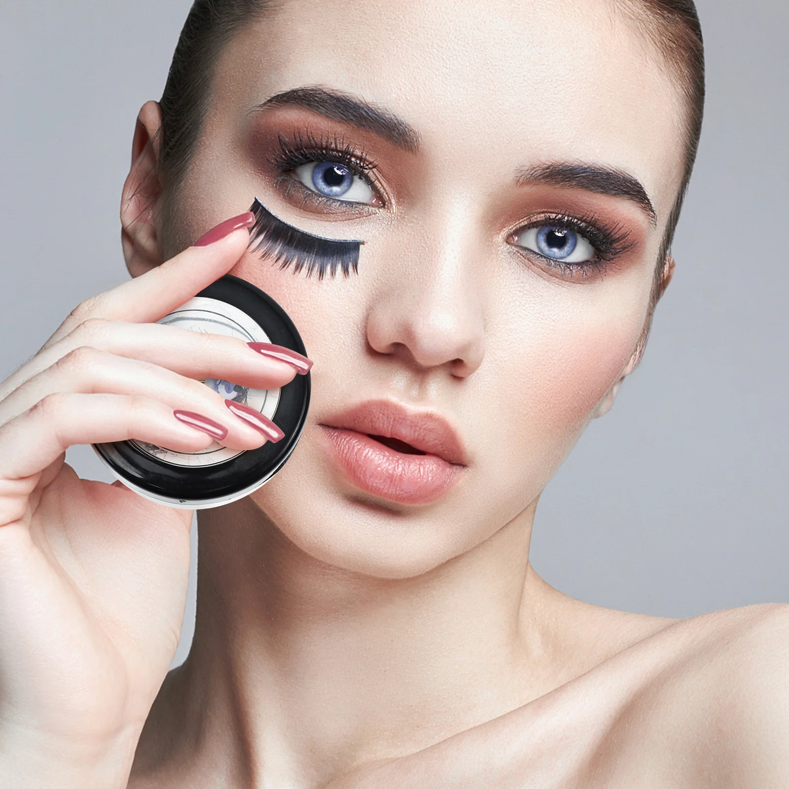 3 scatole Kit di pratica ciglia finte per ciglia individuali per l'estensione delle ciglia Forniture per ciglia artificiali riutilizzabili per trucco