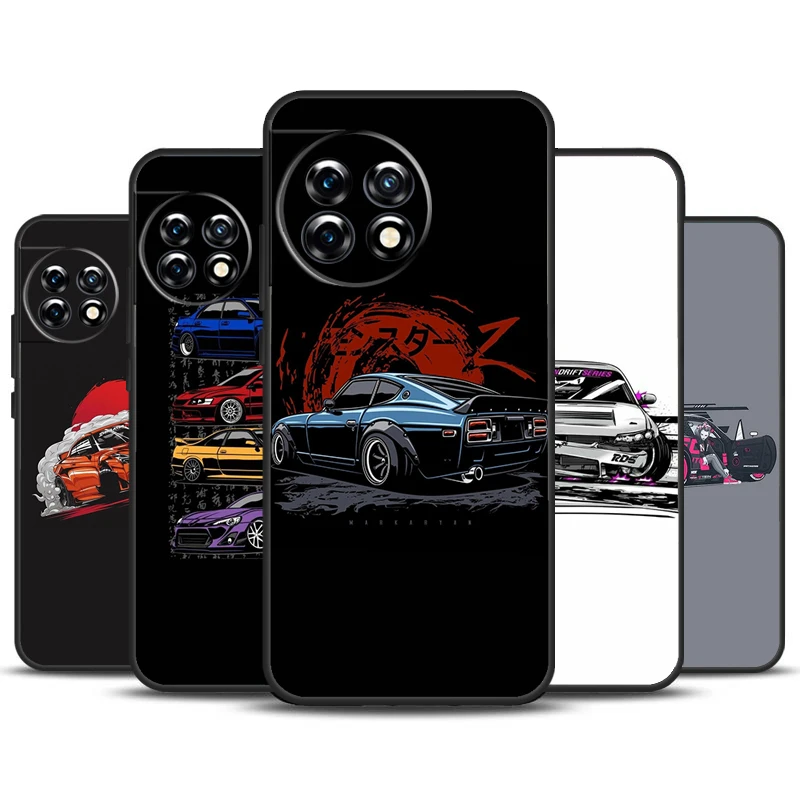 Sports Car JDM Tokyo Drift Case For OnePlus Nord 3 2T N10 N20 CE 2 Lite OnePlus 9 10 Pro 9RT 10R 10T 12R 11 12 Cover