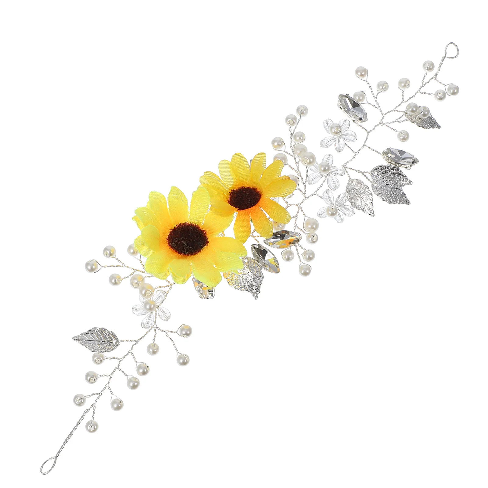 حجر الراين ديزي هيرباند الزفاف خوذة أنيقة العروس Hairwear موضة عقال العروس الشعر الديكور لحفلات الزفاف والحفلات الراقصة #4