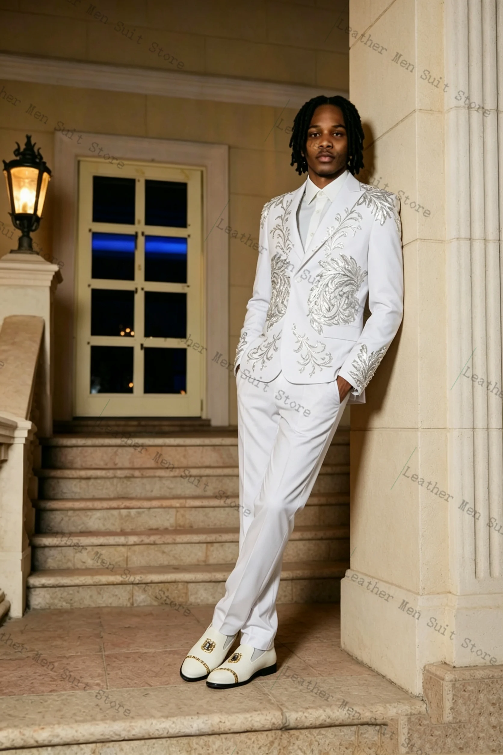 Witte Bruidegom Mannen Pak Set - Formal Wear Jersey For Men recensie en prijs