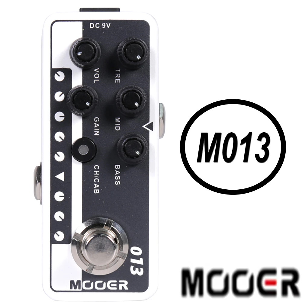 Pedal de Efecto para Guitarra MOOER 013 Matchbox, Preamplificador Digital, Sonido Nítido de Calidad Audiófila, True Bypass, Accesorios para Guitarra Eléctrica