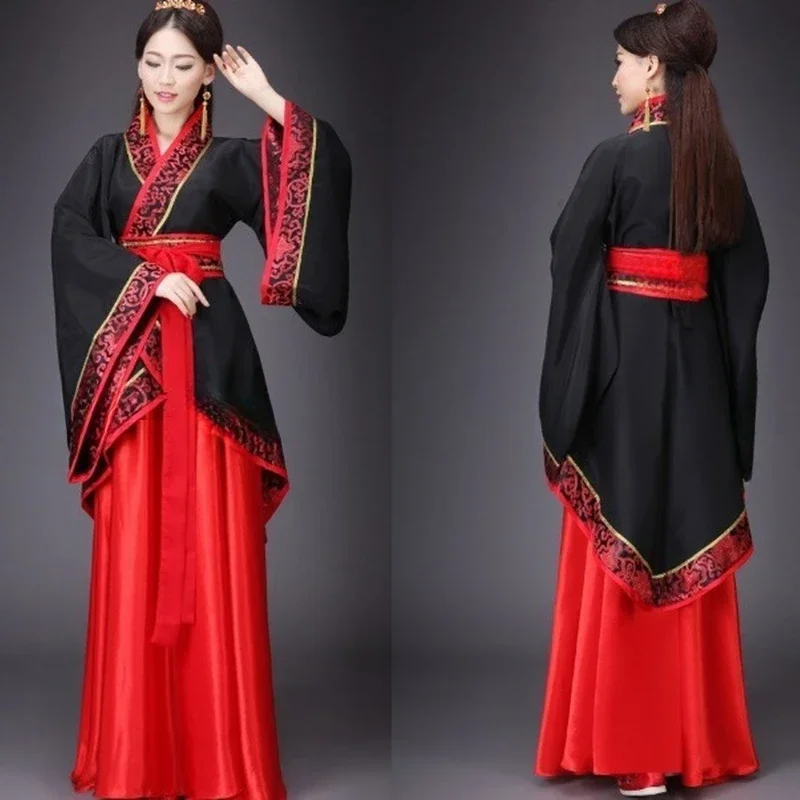 الصينية القديمة Hanfu زي للرجال والنساء ، الذكور والإناث لعب دور ، الكبار ، زوجين ، هالوين ، جديد