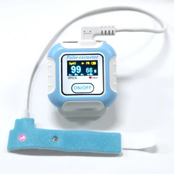 Health Homecare Electricity-Powered Sleep Apnea Machine Sleep App Wrist Pulse Oximeter Color OLED Screen Rechargeable Battery