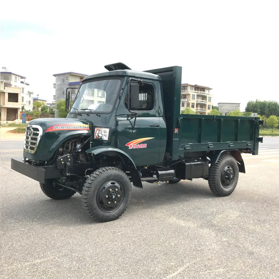 Best Hl134 Hot Sale 4X4 Garden Tractores 4 Wheel Cargo Traktor Mini Agricultural Small Farm Multifunction Tractor Dump Truck