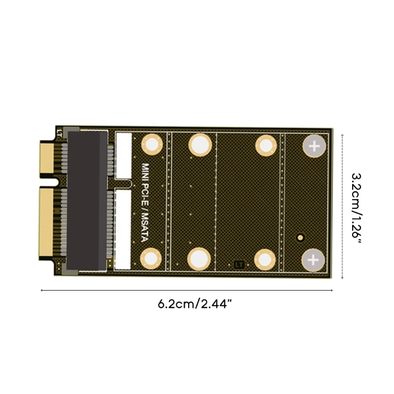 1 Thẻ Chuyển Đổi SSD Mini mSATA Mini PCI-E Cho Laptop