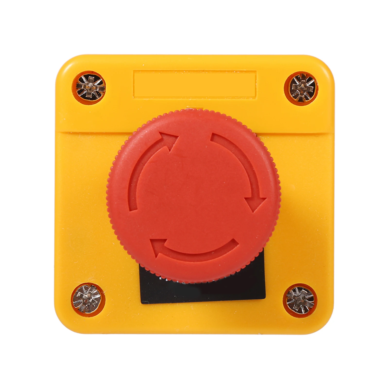 1Pc Emergency Stop Button 660V 10A Plastic Shell Red Sign Emergency Stop Mushroom Push Button Switch New