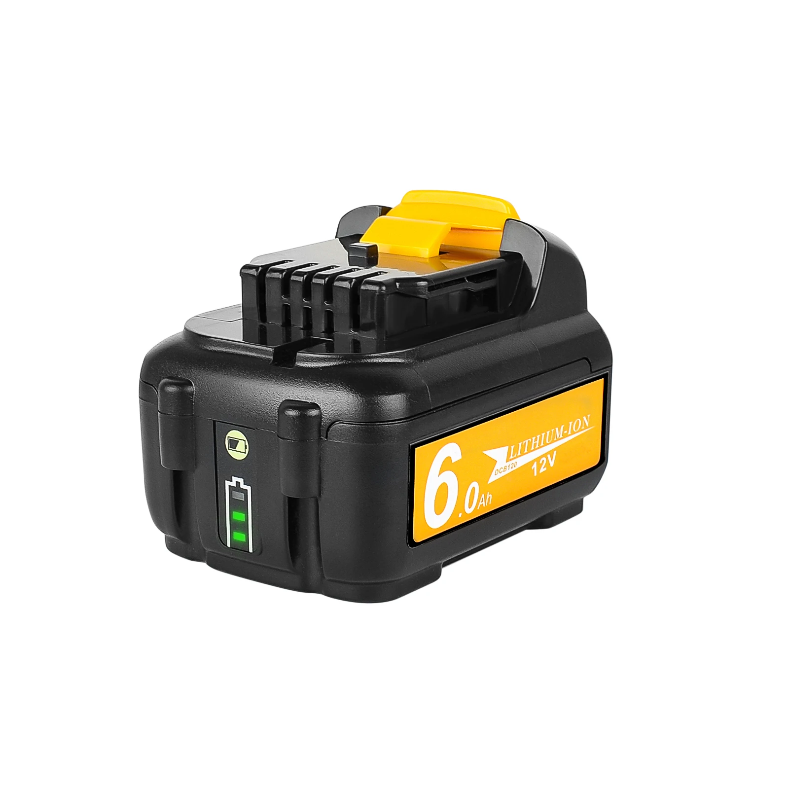 6000MAH For Dewalt DCB120 12V Replacement Battery 10.8V Cordless Power Drill Tool Compatible with DCB120 DCB121 DCB125 DCB127