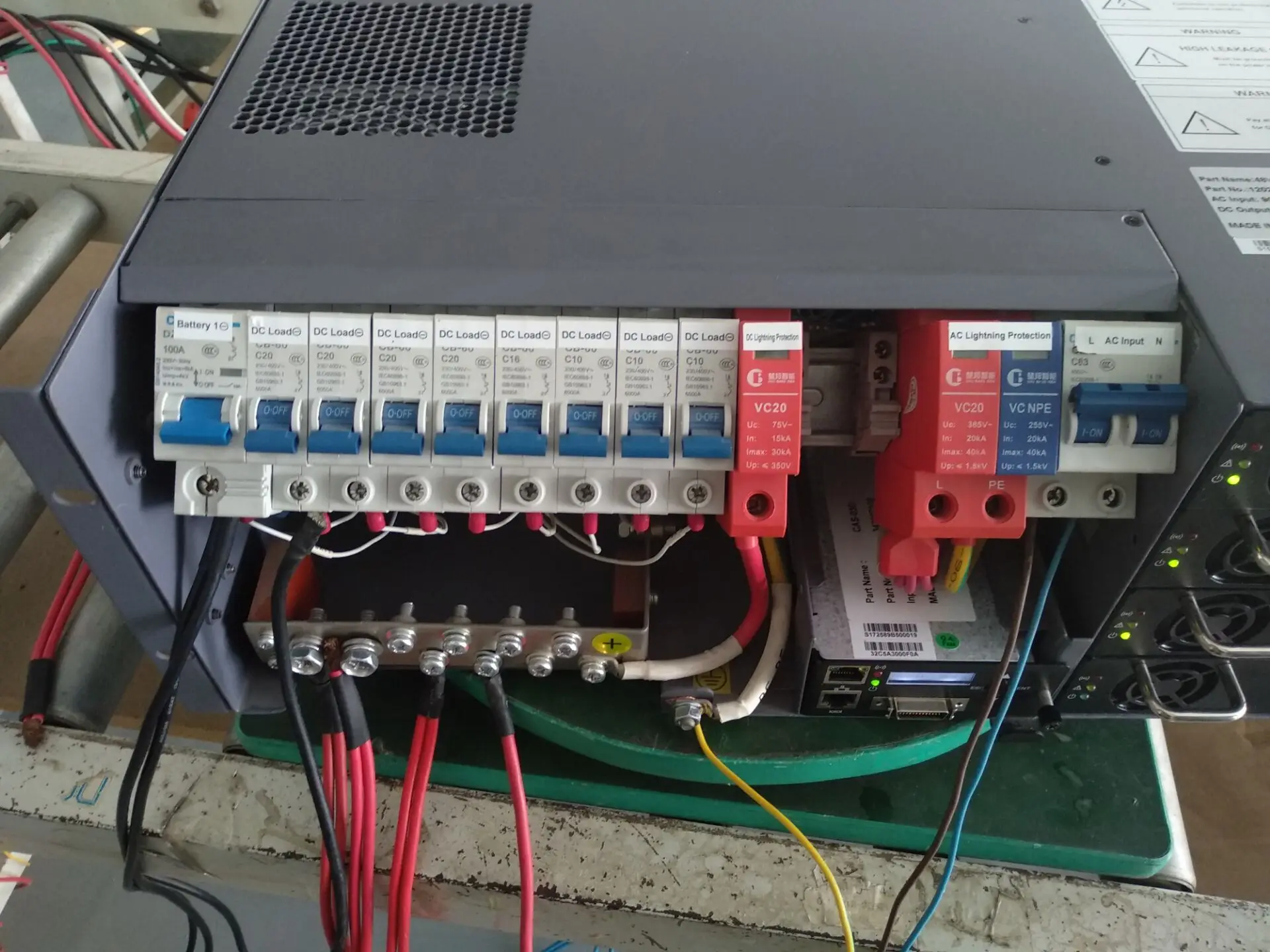 TLF 120A مقوم الاتصالات 220VAC / 380VAC إلى 48VDC Flatpack Switch Power Supply #1