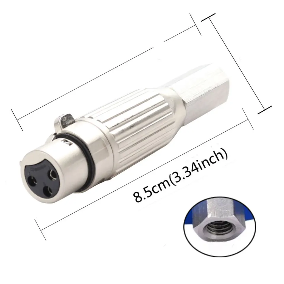 Imagem -03 - Motor Linear Alternativo 3xlr Acessórios m6 m8 M10 Adaptador de Conector Rápido Ventosa Faça Você Mesmo Primavera Vac-u-lock Adaptador Peças de