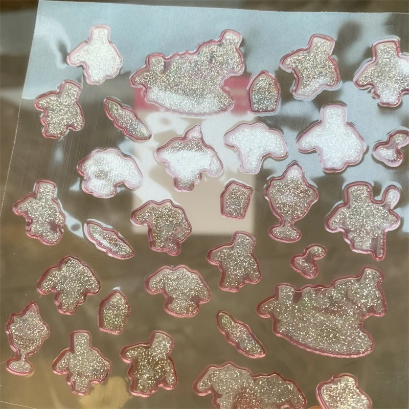 Sugarbunnies Stickers Sheet Seal Anime Bunny Kawaii Cute Stickers Laptop Notebook Sticker Book Decor